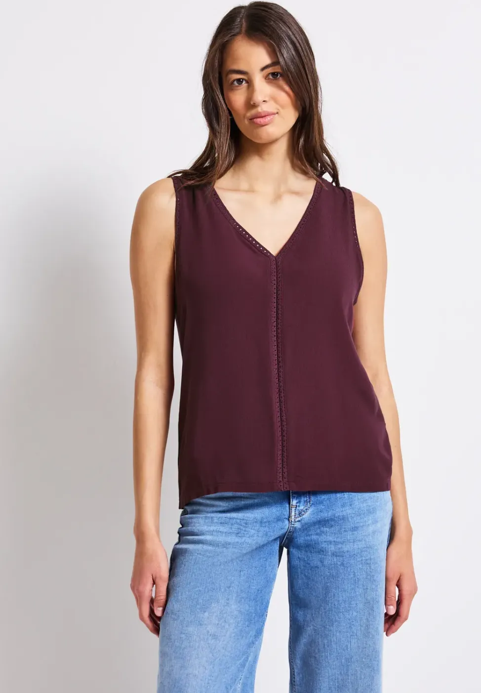 Materialmix Top mit Tape