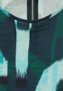 Materialmix-T-Shirt