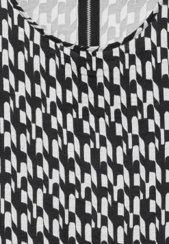 Materialmix-T-Shirt