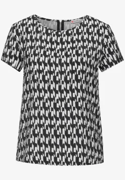 Materialmix-T-Shirt