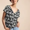 Materialmix-T-Shirt