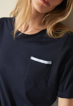 Materialmix T-Shirt