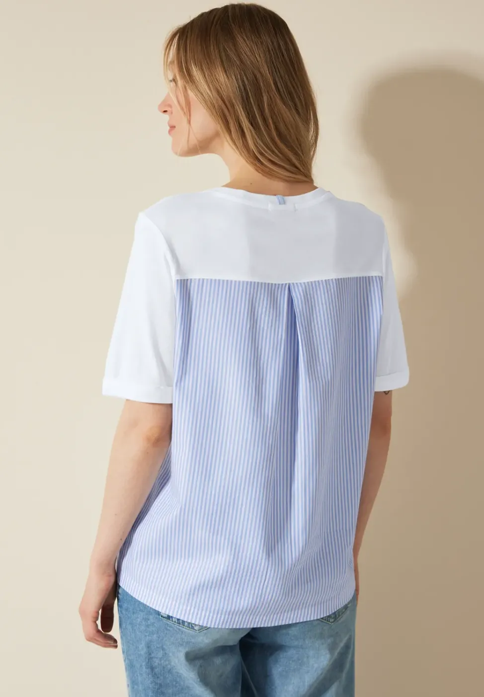 Materialmix T-Shirt