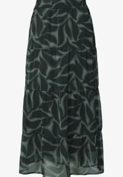 Maxi-Rock aus Chiffon mit Print