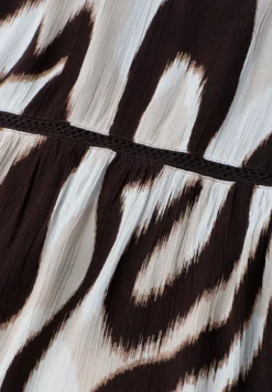 Maxi-Rock in Musselinqualität mit Print