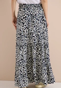 Maxi-Rock mit Leo Print
