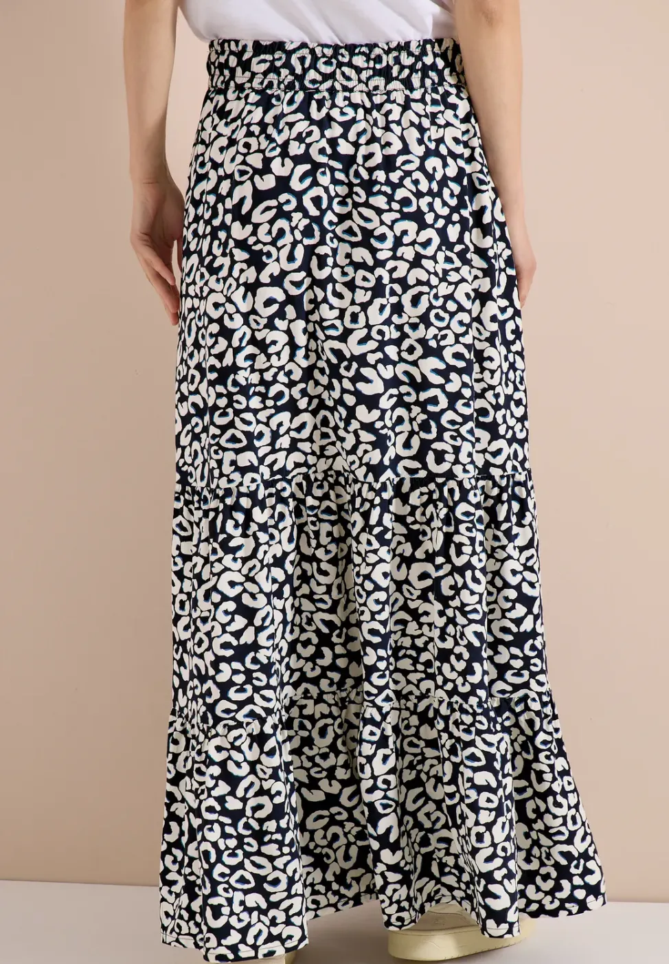 Maxi-Rock mit Leo Print