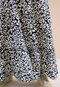 Maxi-Rock mit Leo Print