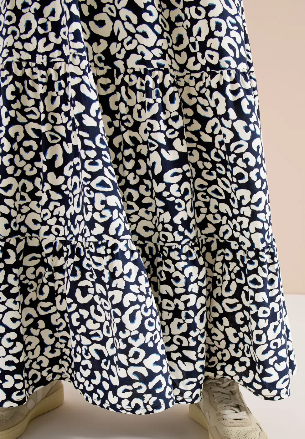 Maxi-Rock mit Leo Print