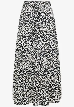 Maxi-Rock mit Leo Print