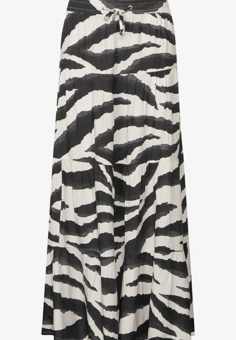 Maxi-Rock mit Zebra Print