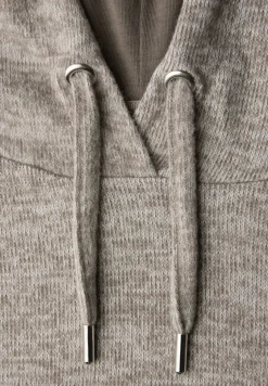 Melange Hoodie Shirt