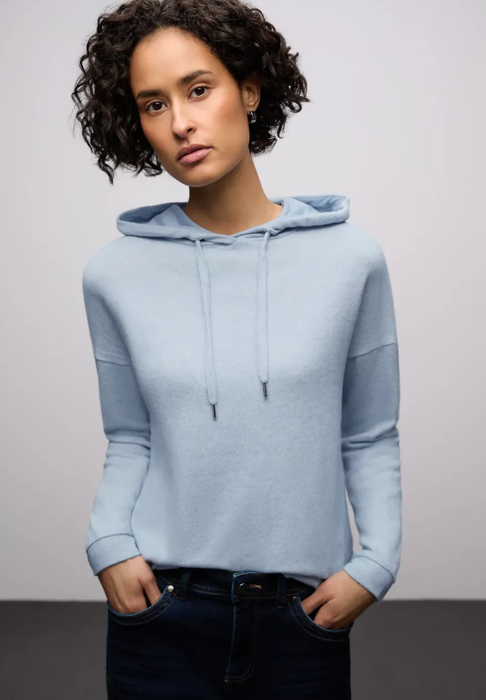 Melange Hoodie Shirt