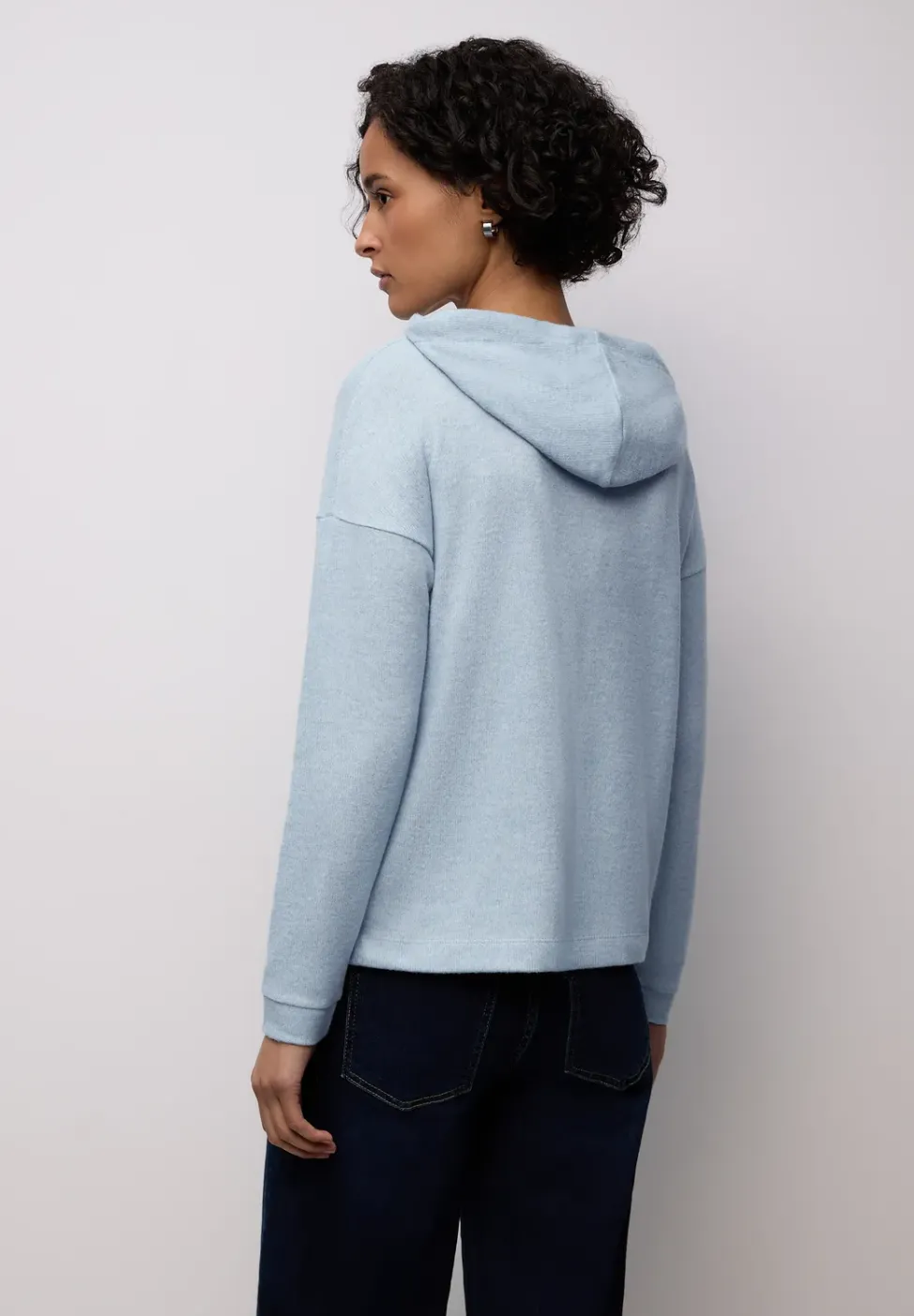 Melange Hoodie Shirt