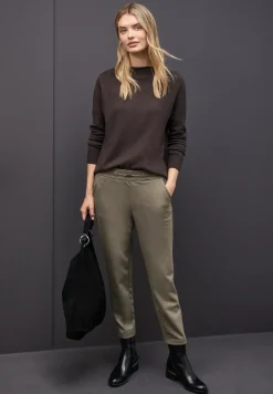 Melange Hose mit Detail