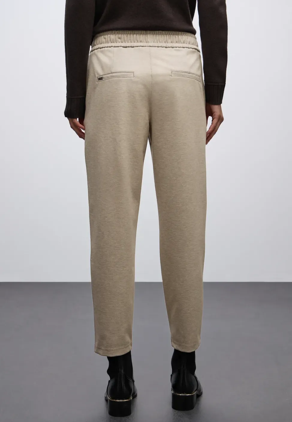 Melange Hose mit Detail