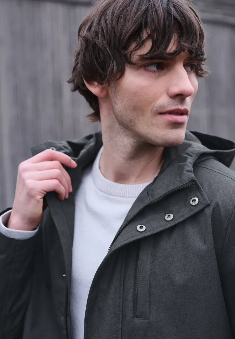Melange Jacke