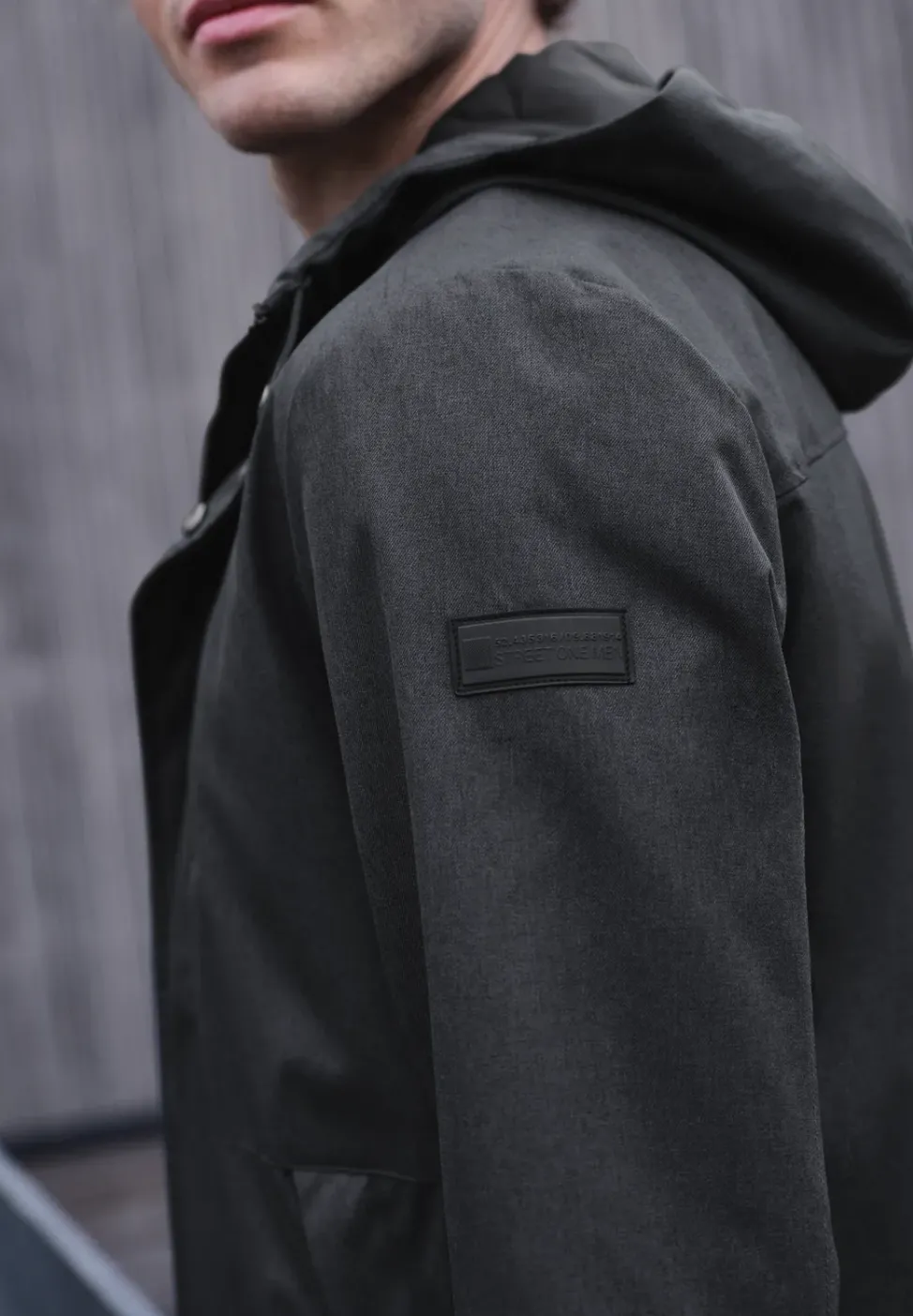Melange Jacke