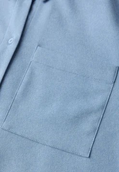 Melange Bluse mit Tape