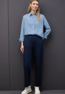 Melange Bluse mit Tape