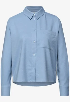 Melange Bluse mit Tape