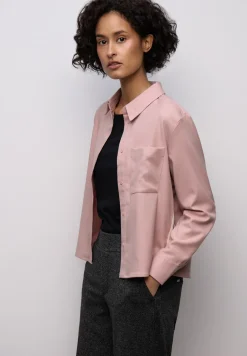 Melange Bluse mit Tape