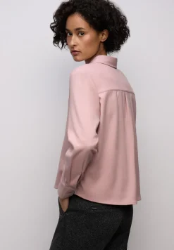 Melange Bluse mit Tape