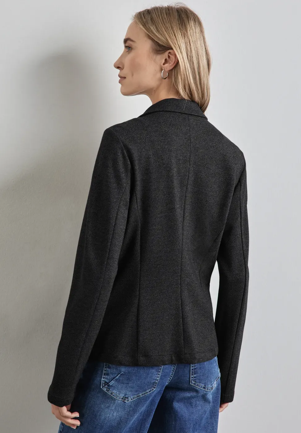 Melange-Look Blazer