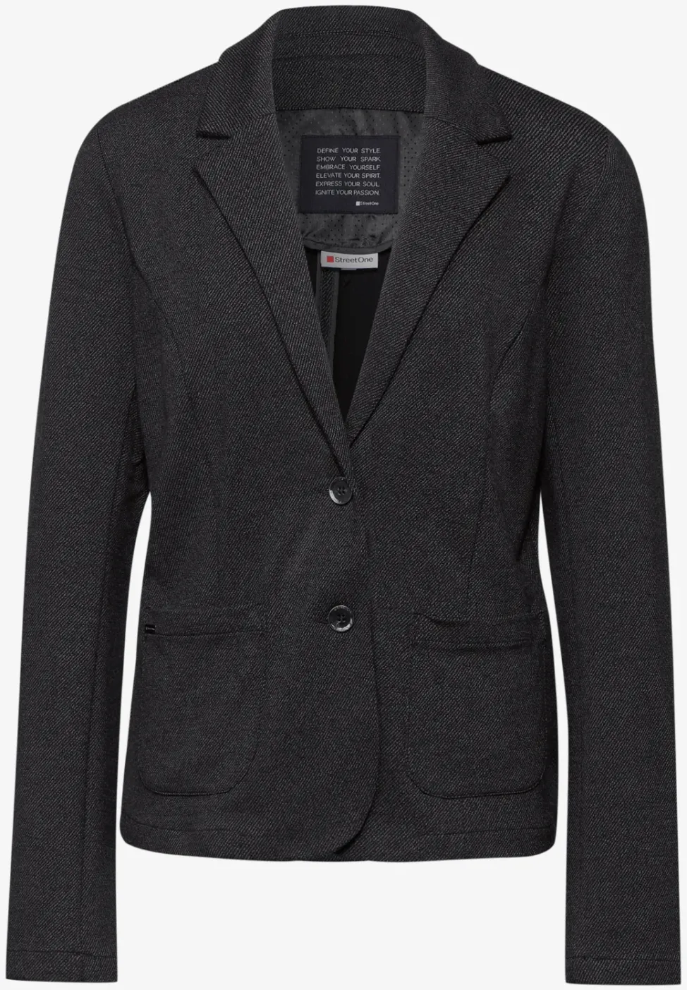 Melange-Look Blazer