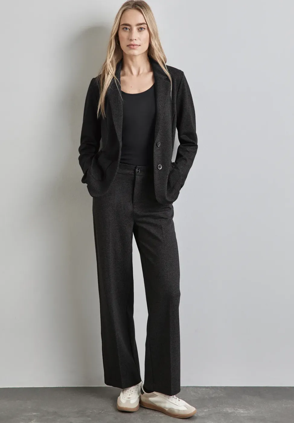 Melange-Look Blazer