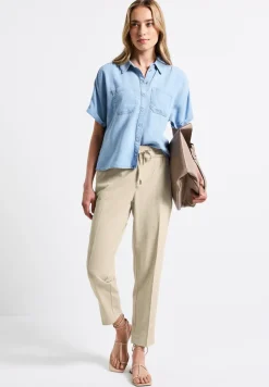 Melange-Look Hose