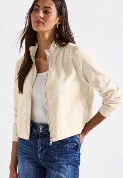 Melange-Look Jacke