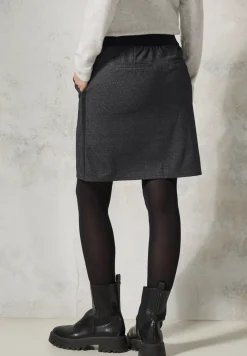 Melange-Look Joggskirt