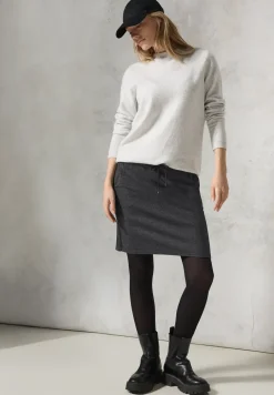 Melange-Look Joggskirt