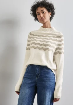 Melange-Look Pullover
