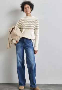 Melange-Look Pullover