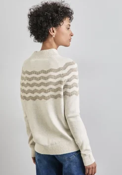 Melange-Look Pullover