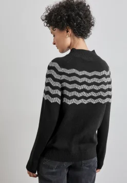 Melange-Look Pullover