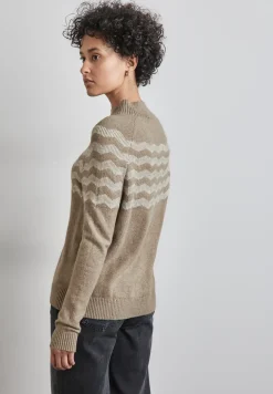 Melange-Look Pullover