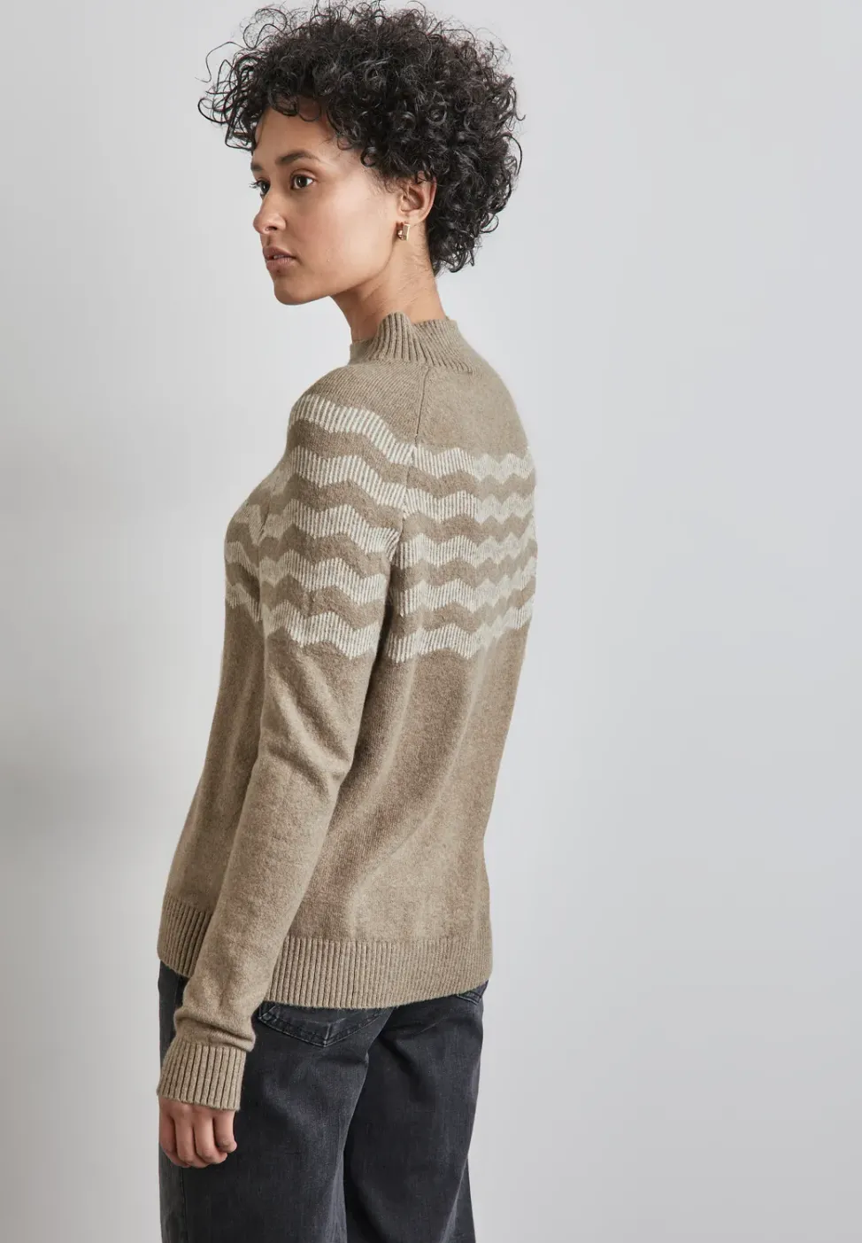 Melange-Look Pullover