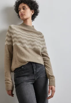 Melange-Look Pullover