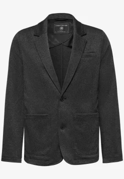 Melange-Look Sakko
