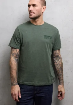 Melange-Look T-Shirt