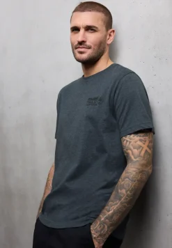Melange-Look T-Shirt