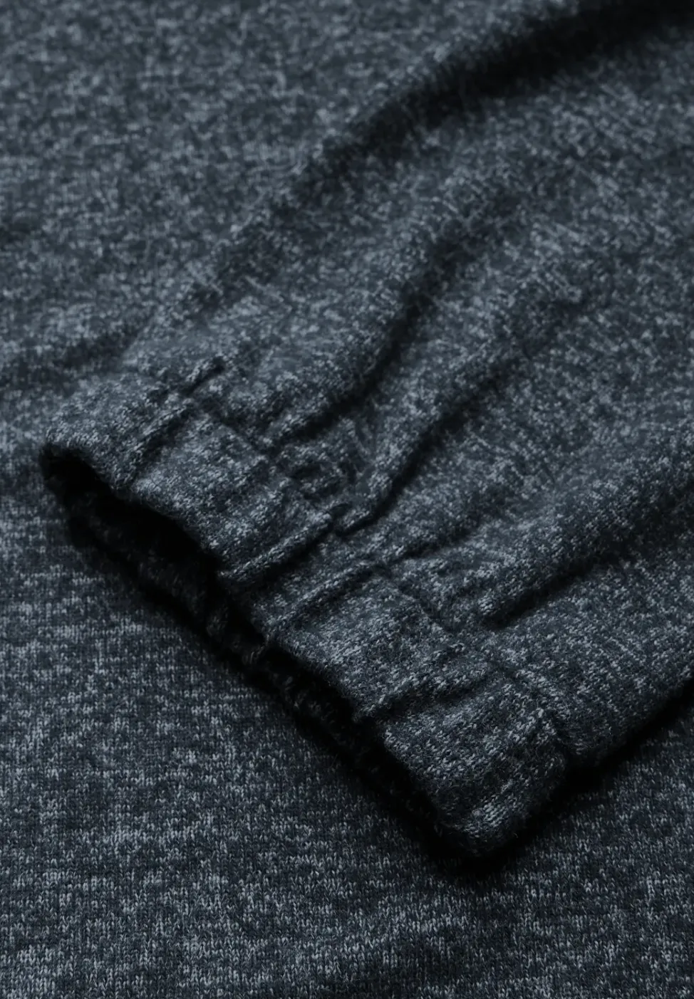 Melange-Look-Jacke