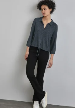 Melange-Look-Jacke