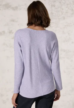 Melange-Look Ottoman Shirt