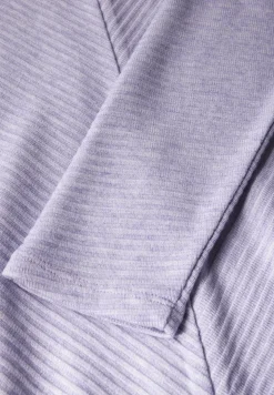 Melange-Look Ottoman Shirt