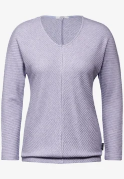 Melange-Look Ottoman Shirt