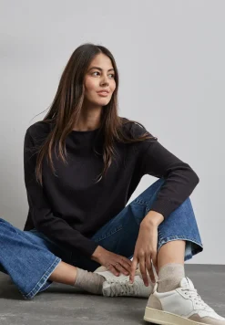 Melange-Look Pullover